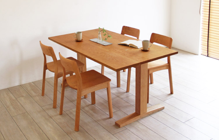 スッキリとしたスタイル、シンプルテーブル2本脚[SIMPLE-TABLE スッキリとしたスタイル、シンプルテーブル2本脚[SIMPLE-TABLE