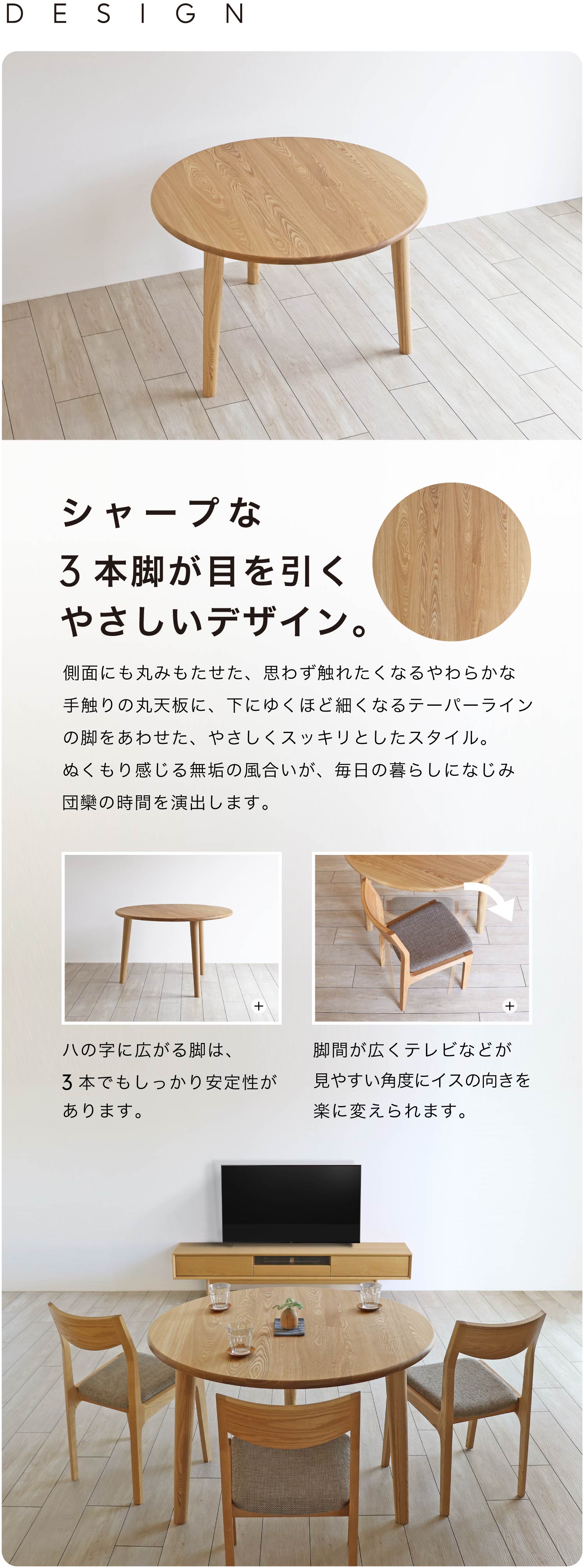 �V���[�v��3�{�r���ڂ������A�₳�����f�U�C���B���ʂɂ��ۂ݂����������v�킸�G�ꂽ���Ȃ�ۓV�ɁA�e�[�p�[���C���̋r�����킹���X�b�L���Ƃ����X�^�C���B�r�Ԃ��L���̂ŁA�e���r�Ȃǂ����₷���p�x�ɁA�C�X�̌������y�ɕς����܂��B