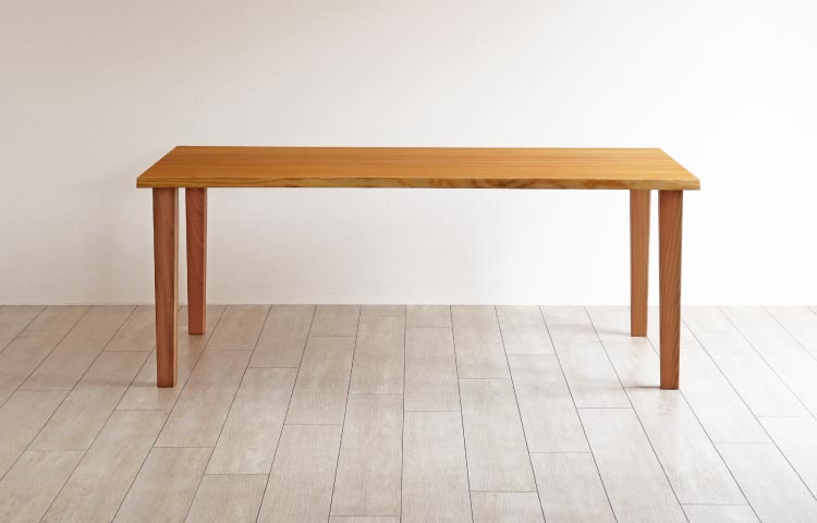 欅（ケヤキ）オーダーテーブル：銘木といわれ日本を代表する