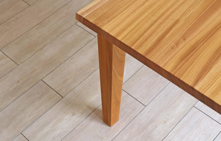 欅（ケヤキ）オーダーテーブル：銘木といわれ日本を代表する広葉樹「欅