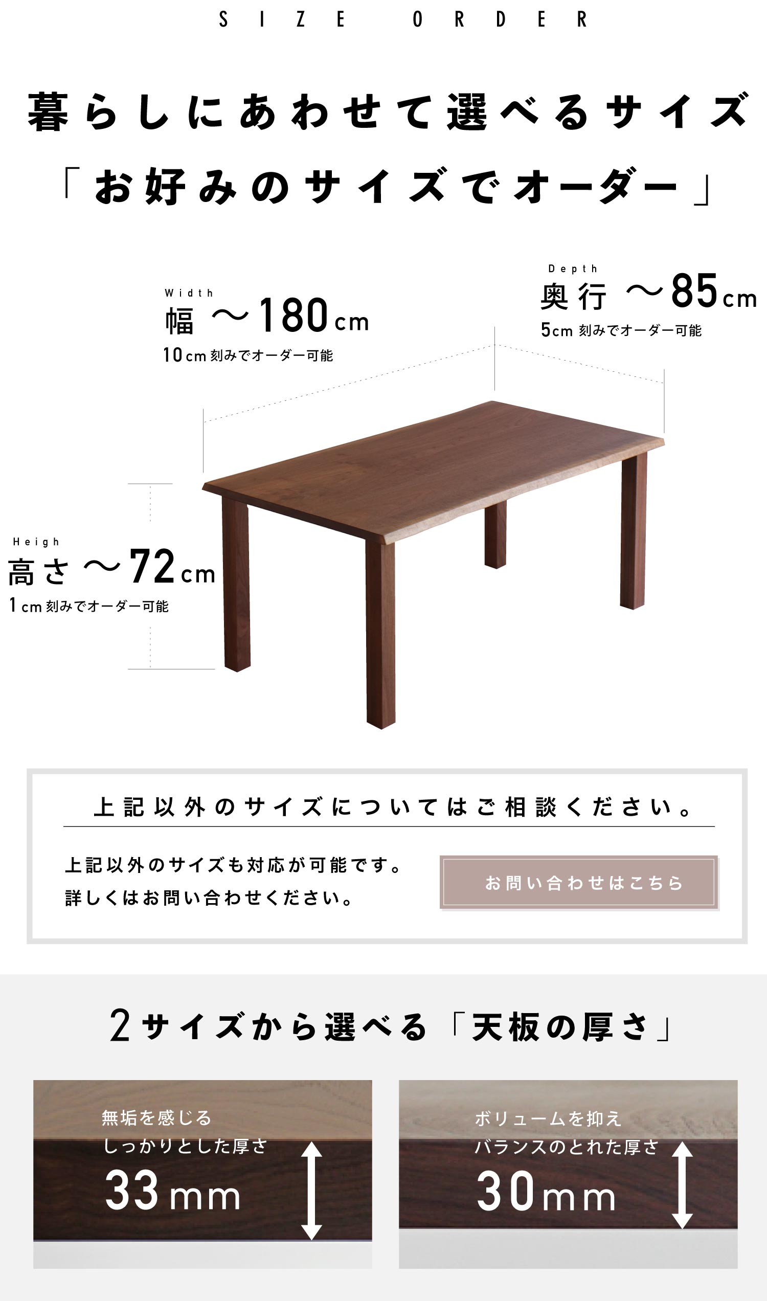 炵ɂ킹đIׂTCYB1cm݂ŃI[_[\łB
