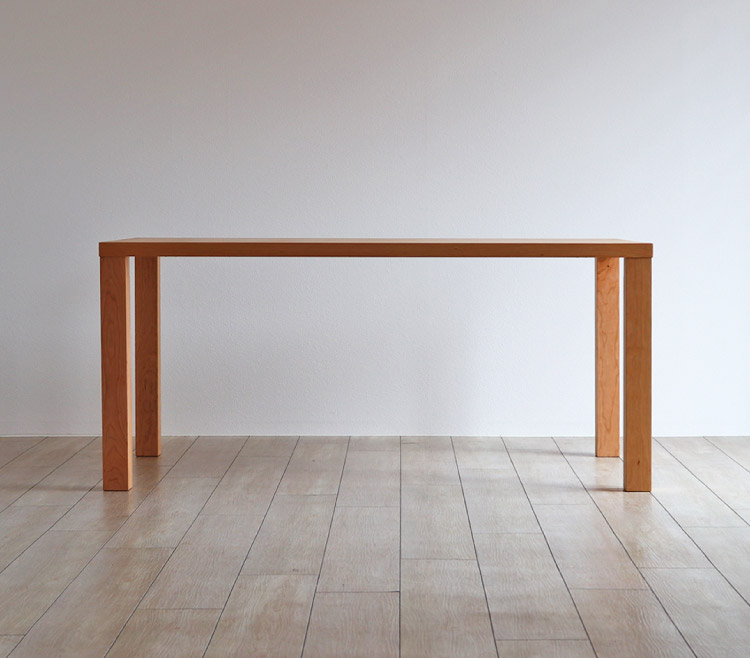 ブラックチェリー ダイニングテーブル［SP-BC40］：厚さ約40mmの迫力の