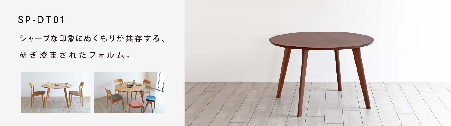 SP-DT01 �V���[�v�Ȉ�ۂɂʂ����肪��������A�������܂��ꂽ�t�H�����̊ۃe�[�u��