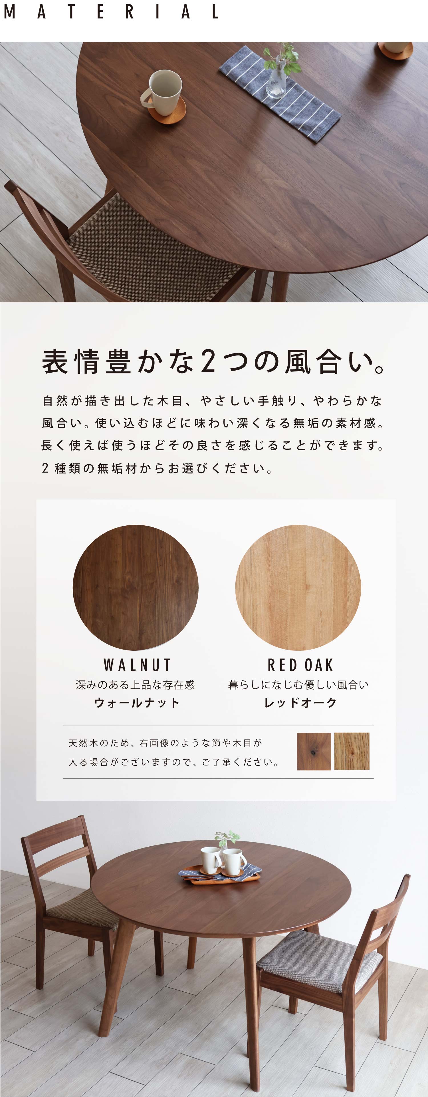 �\��L����2�̕������B���R���`���o�����ؖځA�₳������G��A���炩�ȕ������B�g�����ނقǂɖ��킢�������Ȃ閳�C�̑f�ފ��B�u�E�H�[���i�b�g�v�u���b�h�I�[�N�v���炨�I�т��������B