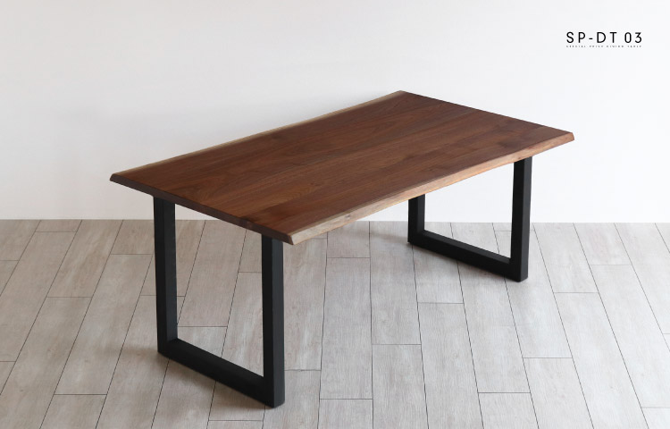 ブラウン 木製 ダイニングテーブル 国内の職人が作り上げる上質なダイニングテーブル。人気のサイズ限定