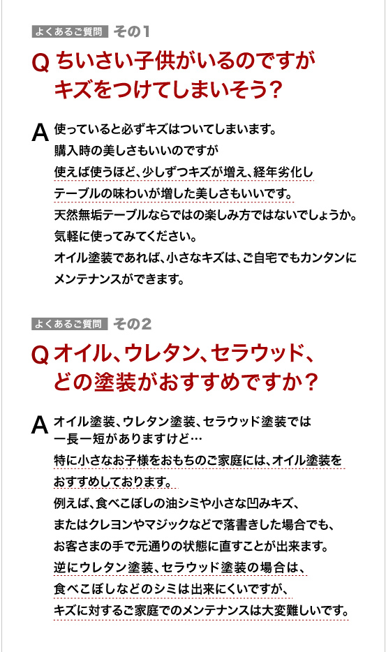 まじめなタモテーブル