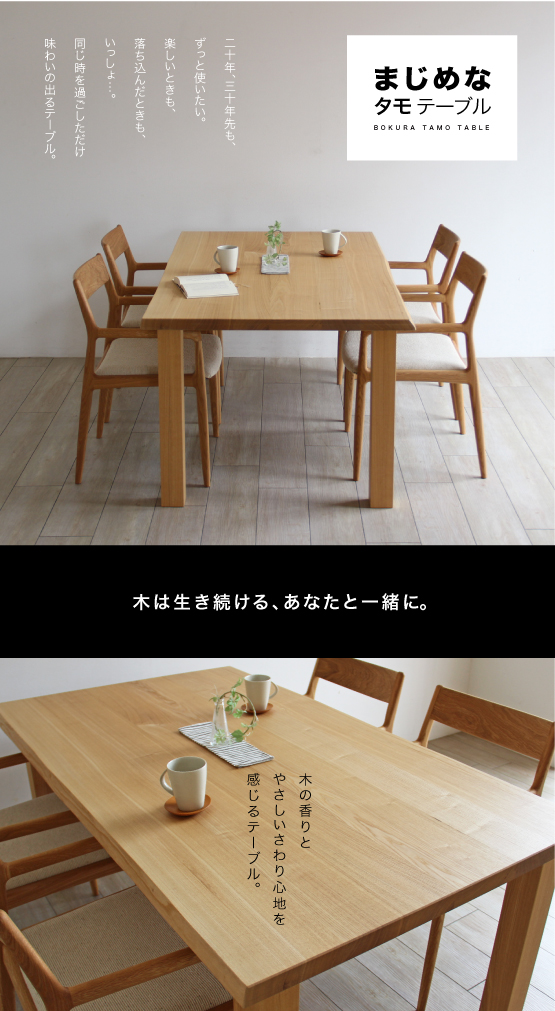 まじめなタモテーブル