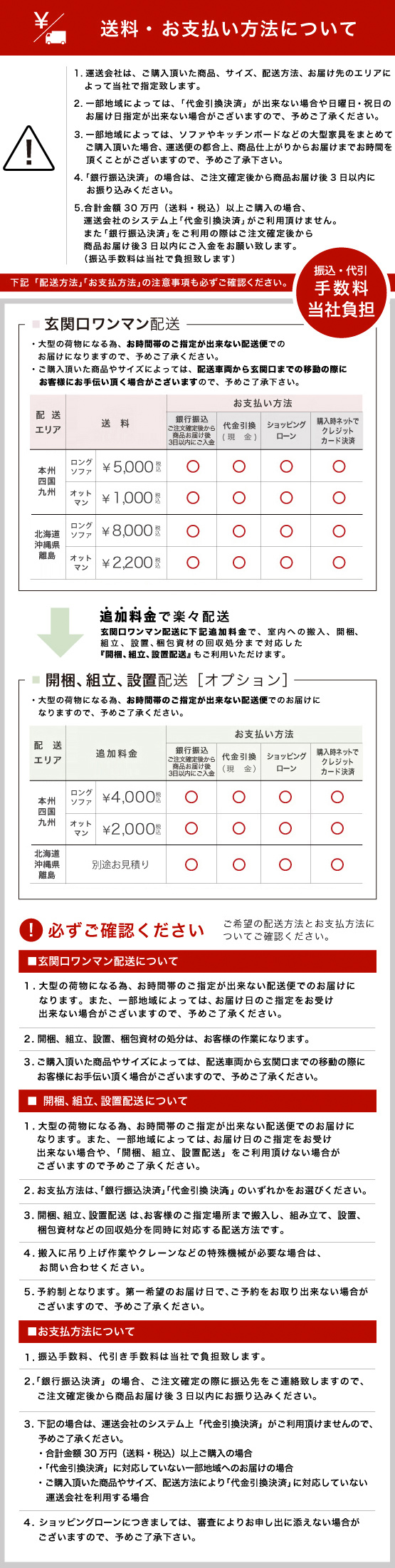 配送・お支払