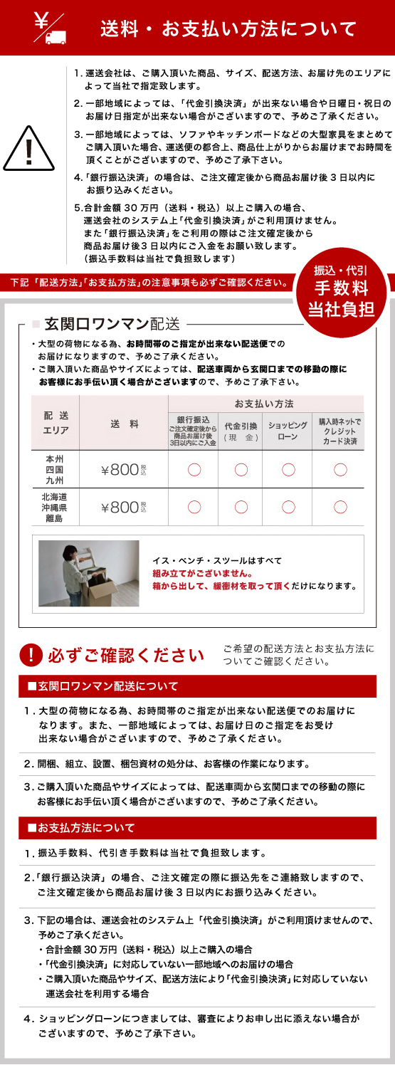 配送・お支払