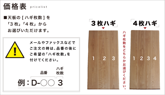 価格表