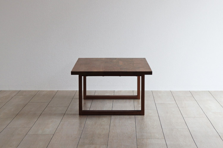 リビングテーブル（ウォールナット） センターテーブル「シネマ2」楕円型 ウォールナット材 | 【公式】大塚