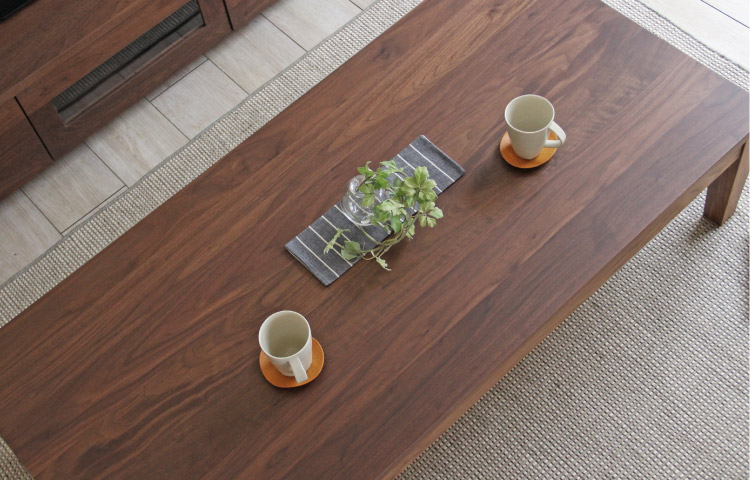 東京23区内送料無料 ブラウン木製シンプルテーブル 手付金】Ever Wood 木製楕円形ダイニングテーブル天板 | 唯一無二の