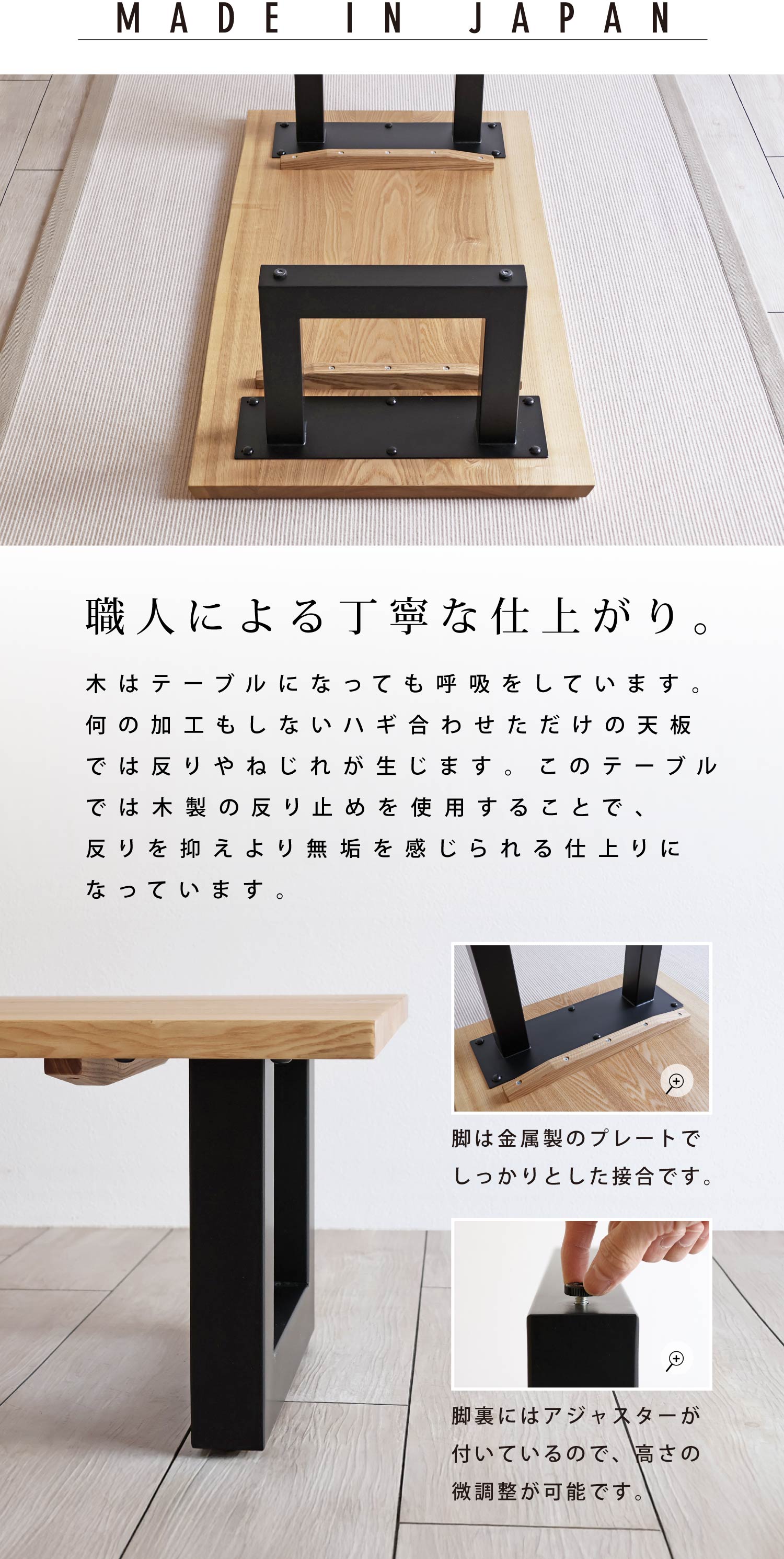 �E�l�ɂ�钚�J�Ȏd�オ��B�r�͋������̃v���[�g�ł�������Ƃ����ڍ��B�r���ɂ̓A�W���X�^�[���t���Ă���̂ŁA�����̔��������\�ł��B