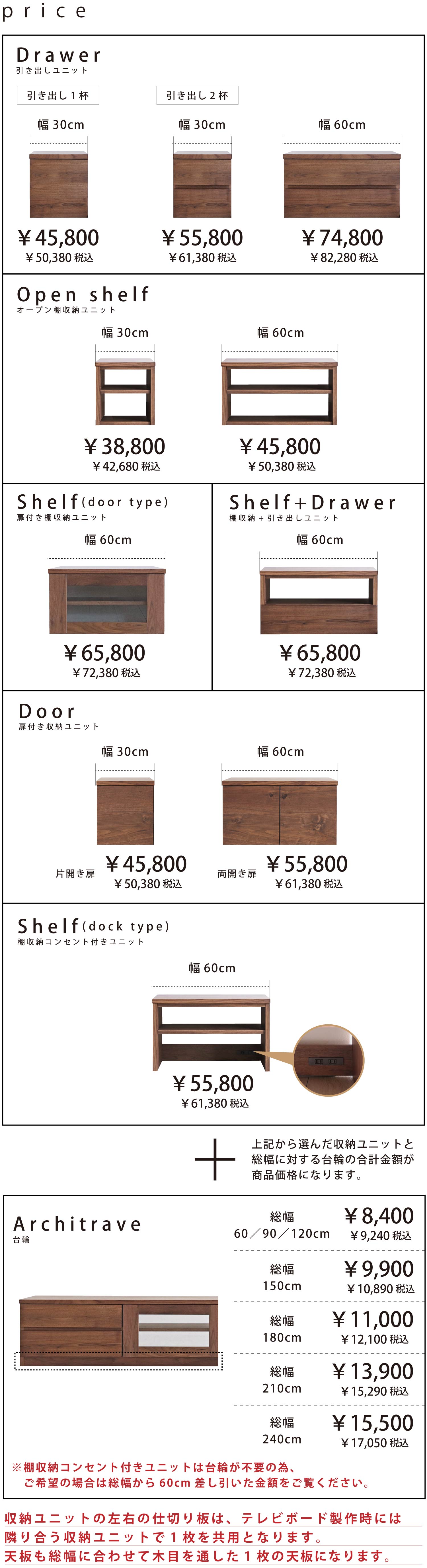 BV-122 ウォールナットテレビボード