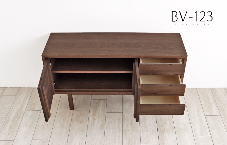 東京都23区送料込 ◆ Woodman チェイサーサイドボード(TPS4824) ベルメゾン キャビネット サイドボード リビングボード チェスト