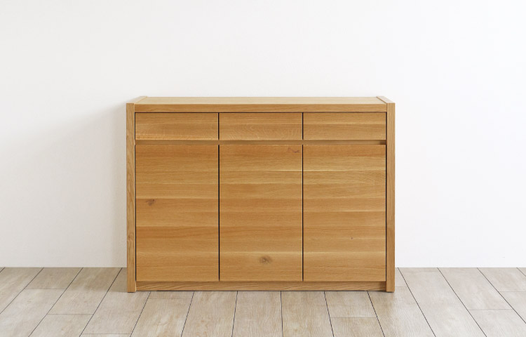ハンドメイド　木製キャビネット 特別価格オークキャビネット［SP-CABINET01］：ダイニング